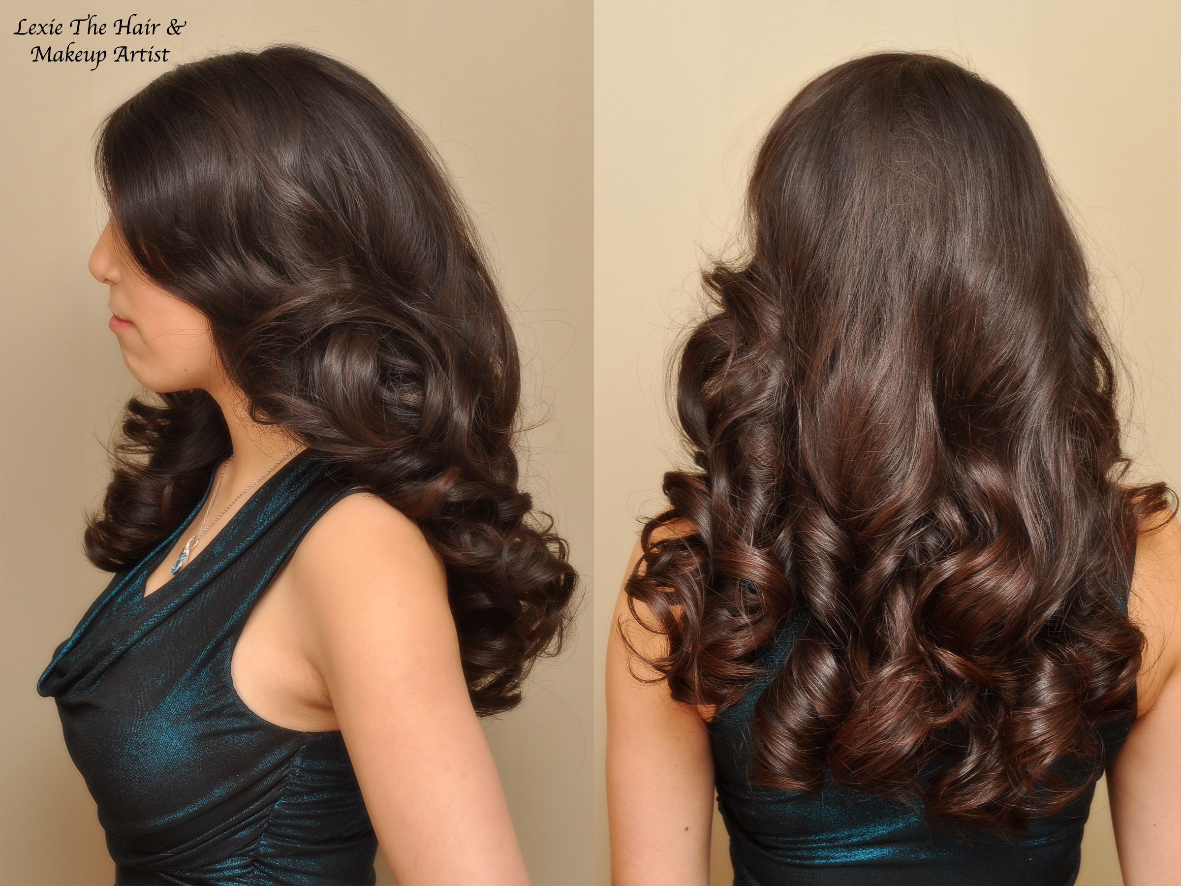 Long Pretty Curled Hair Wedding Prom And Special Occasions